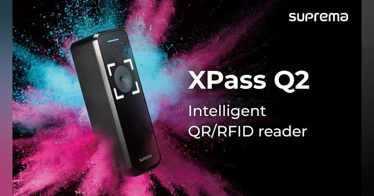 Suprema Introduces XPass Q2 QR and RFID Reader for High-Volume Access ...