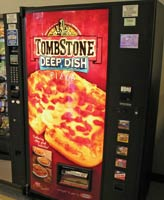 A Kraft Tombstone pizza machine has proven successful for Corporate Services Group in Tampa, Fla., a company that has long prided itself on fresh as opposed to frozen food.