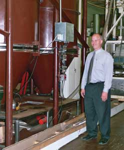 The convection roaster allows Joe Ragan&rsquo;s Family Of Companies to provide coffee roasted in less than two weeks. Dan Ragan proudly offers tours.