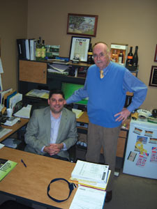 A dynamic due: Elliot Teitelbaum, seated, and John Boyle have proven a formidable team.