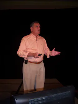 Brad Bachtelle addresses the Southeastern Vending Association Convention in Destin, Fla. Brad Bachtelle addresses the Southeastern Vending Association Convention in Destin, Fla.