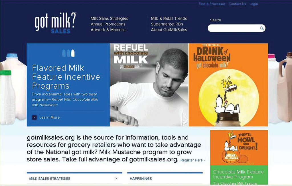 Got Milk Sales Website Screens 10726653