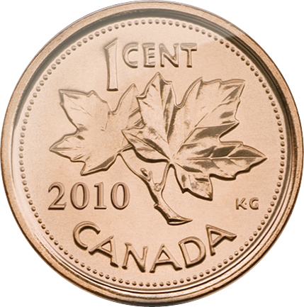 Canadian Penny Reverse 10847877