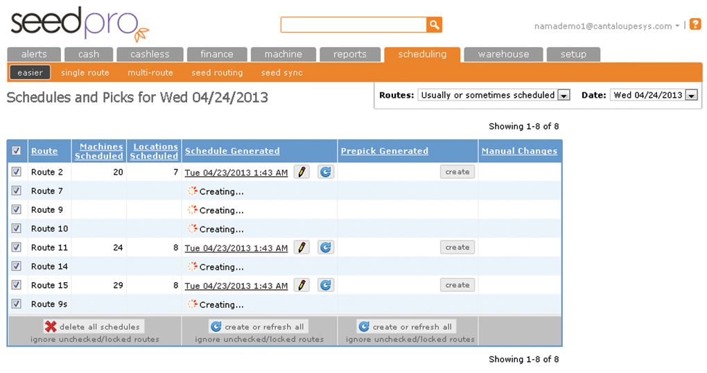 Easier Scheduling Creation 10927356