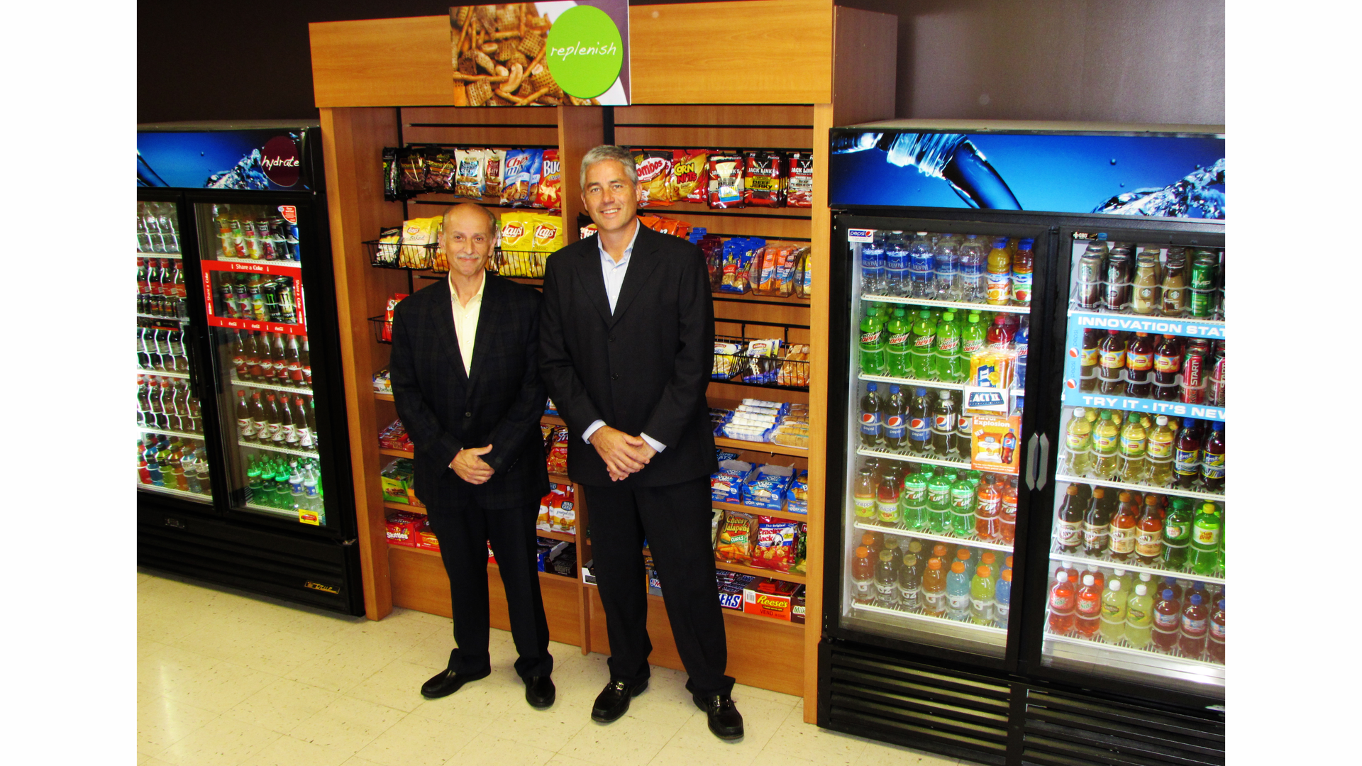 Mark Stephanos (left) leads the company&rsquo;s micro market line of business as vice president of micro markets while Gregory McCall runs Five Star's sales and marketing initiatives as the senior vice president of sales and marketing.