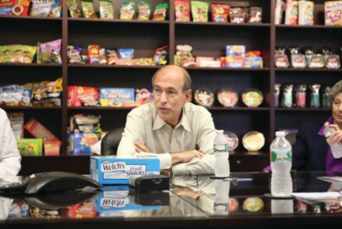 U.S. Congressman Scott Garrett visited a Promotion in Motion manufacturing facility on August 26, 2014.