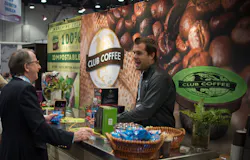 NAMA OneShow exhibitors featured eco-friendly single serve packaging solutions, including a 100% compostable single serve pod. NAMA OneShow exhibitors featured eco-friendly single serve packaging solutions, including a 100% compostable single serve pod.