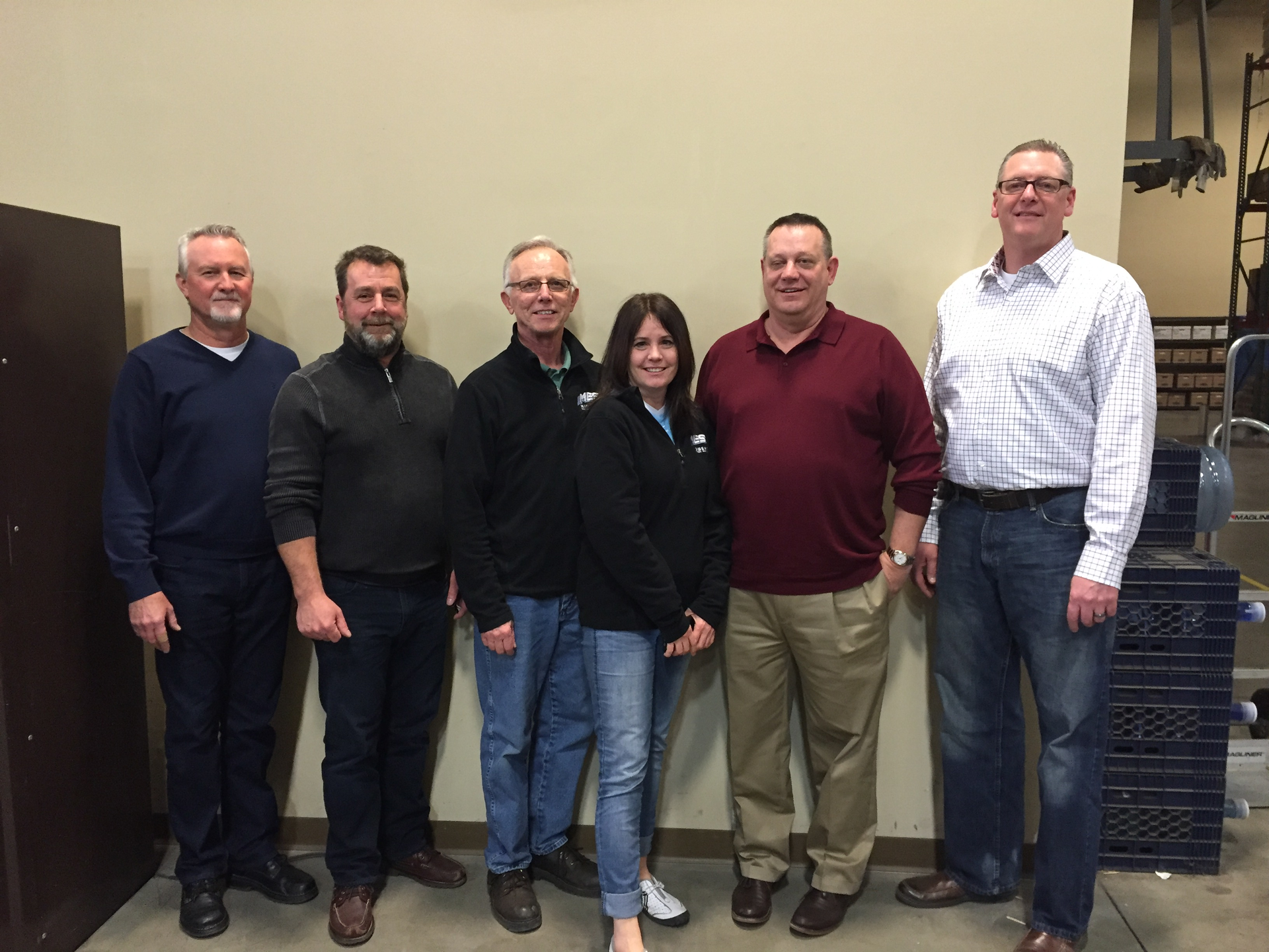 Jeff Yoder, AVS; Vince Gumma, AVS; Jim Hoffman, MES; Chris Skow, MES; Jim McAllister, AVS; Tom Vogt, MES