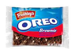 Cookie and Pastry Winner: Flower Foods' Mrs. Freshley's Brownies Made With OREO Cookie Pieces Cookie and Pastry Winner: Flower Foods' Mrs. Freshley's Brownies Made With OREO Cookie Pieces