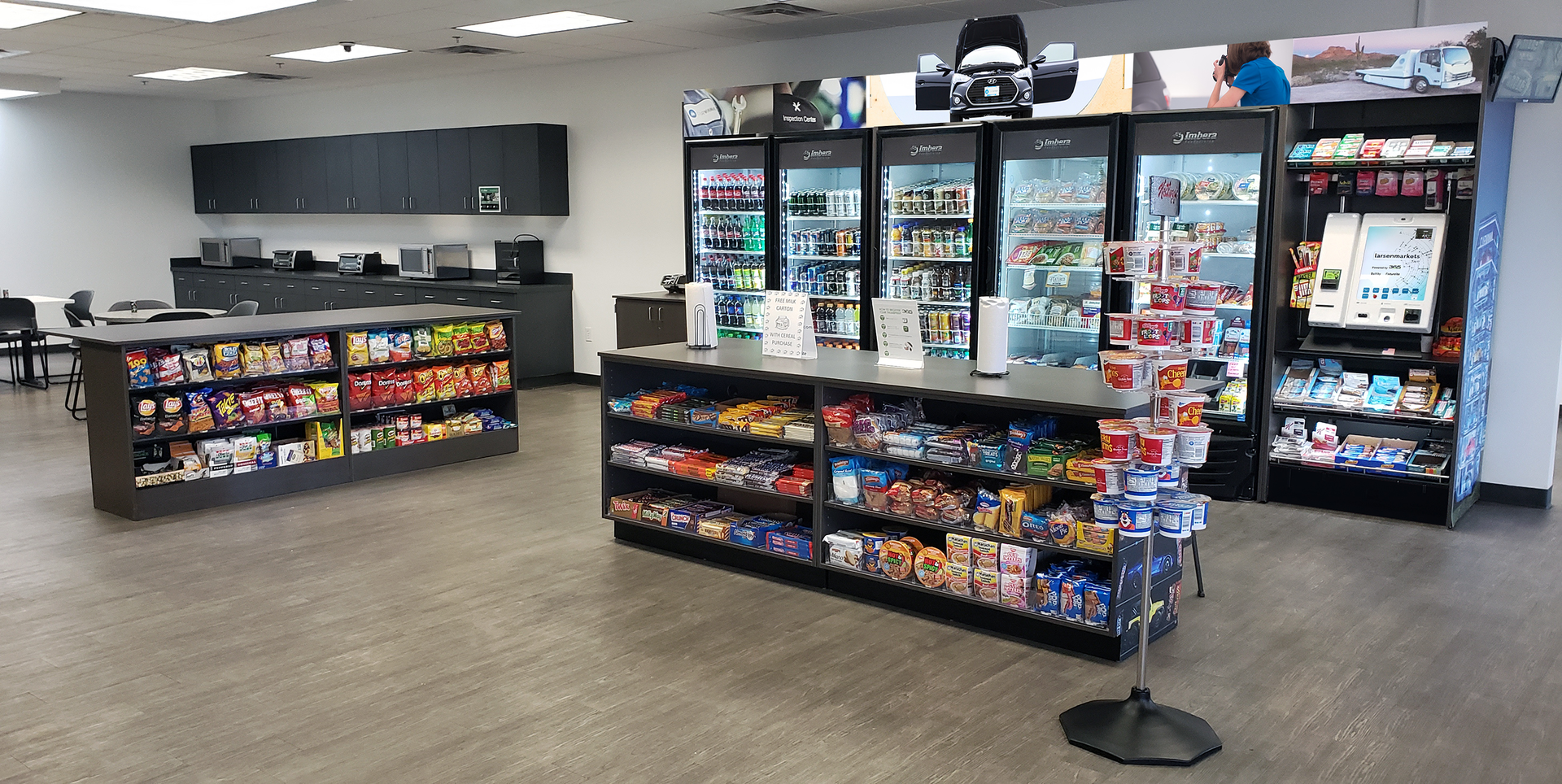 Larsen Vending provides high-end fixtures to every market, no matter the size.