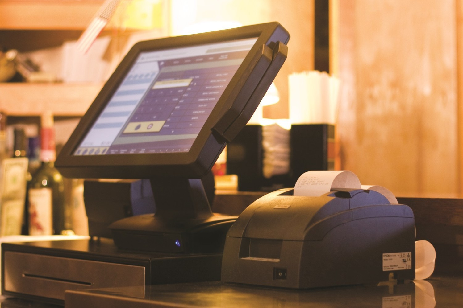 Epson TM-U220 Printer on Checkout Counter