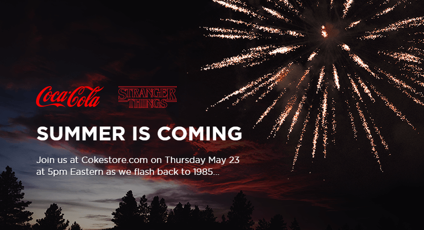 Coca Cola Screenshot Stranger Things