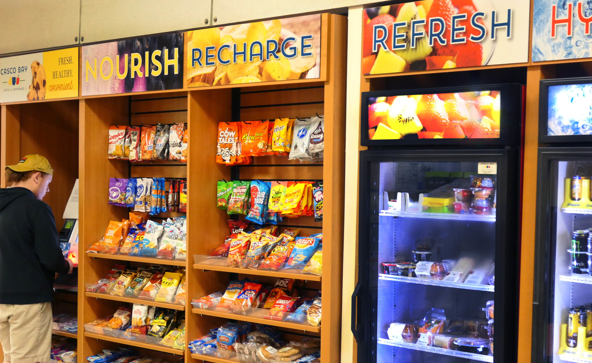 Casco Bay Food and Beverage micro market, Maine