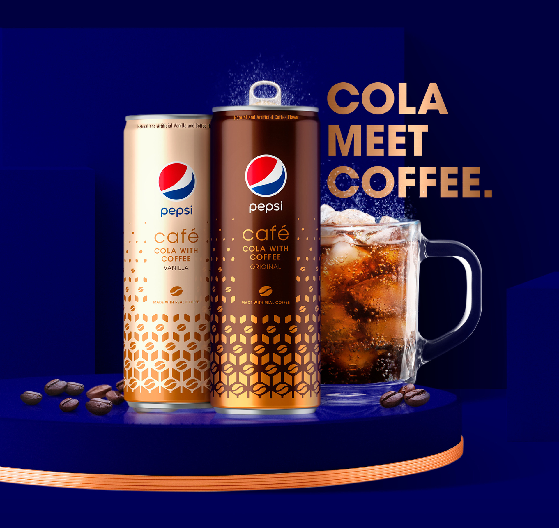Pepsi Cafe Cola Meet Coffee