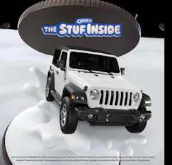 An OREO-tricked-out Jeep Wrangler is among the many prized offered through the OREO The Stuf Inside promotion An OREO-tricked-out Jeep Wrangler is among the many prized offered through the OREO The Stuf Inside promotion