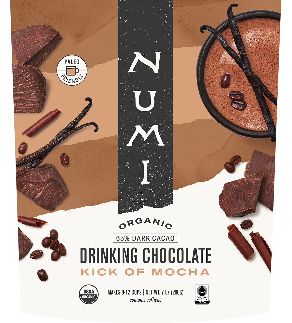 Numi Drinking Chocolates can satisfy a sweet tooth with a low-sugar treat. Rich in cacao, a true superfood containing more antioxidants than blueberries, Numi Drinking Chocolates provide a delicious, decadent treat with health-enhancing ingredients.