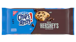 Introducing the new favorite cookie mashups: Chips Ahoy! made with chunks of Hershey's Milk Chocolate and Chips Ahoy! made with mini Reese's Pieces candy are available on-shelves now at major retailers nationwide. Introducing the new favorite cookie mashups: Chips Ahoy! made with chunks of Hershey's Milk Chocolate and Chips Ahoy! made with mini Reese's Pieces candy are available on-shelves now at major retailers nationwide.