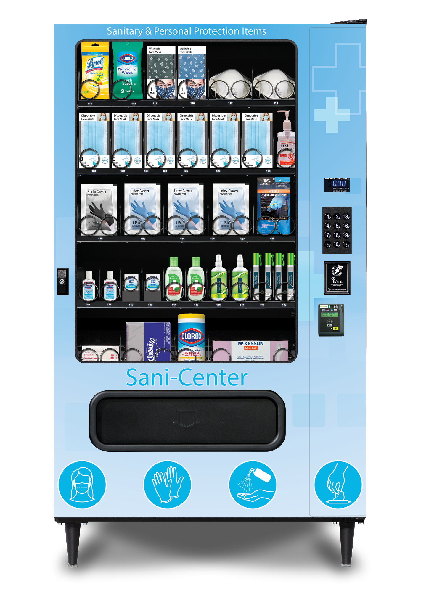 USI Sani-Center Plus PPE Vending Machine