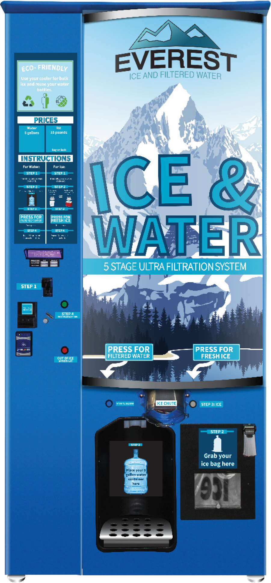 VX Series Ice & Water Vending Machine