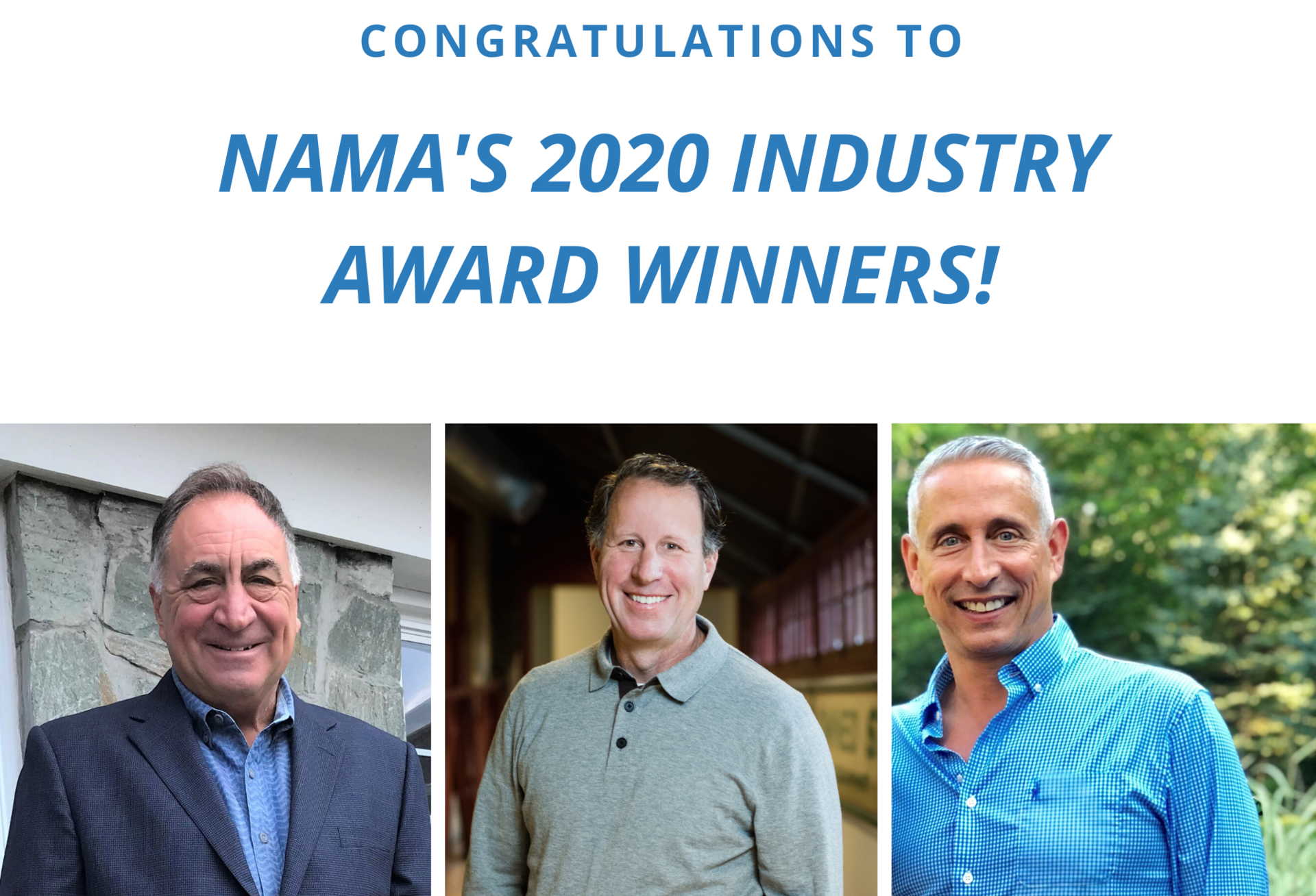 Nicky Gacos (from left), Craig Kushner and Greg Garson