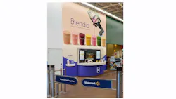 Blendid's new kiosk at the Fremont Walmart location Blendid's new kiosk at the Fremont Walmart location