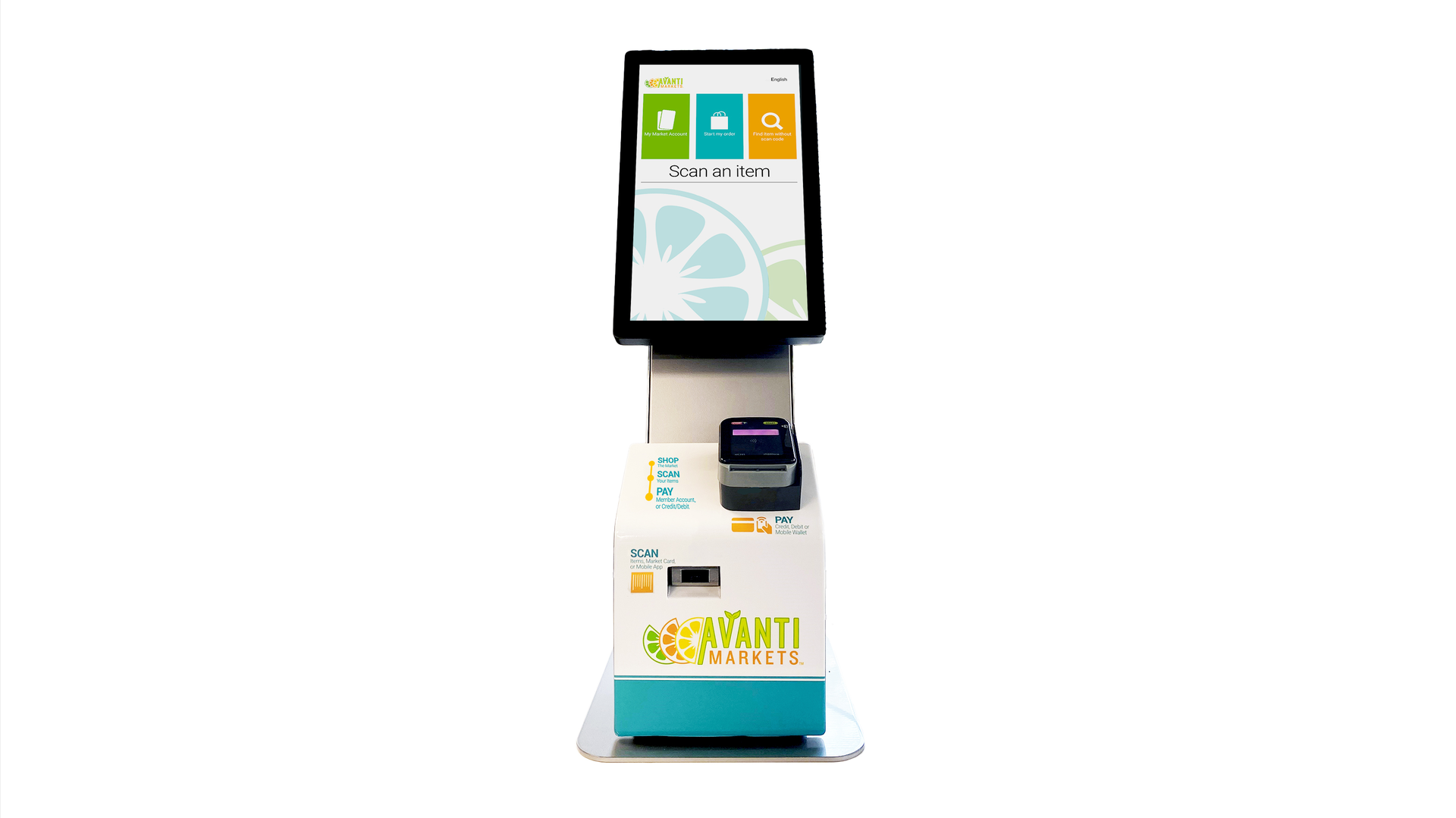 Avanti Markets Auxiliary Kiosk