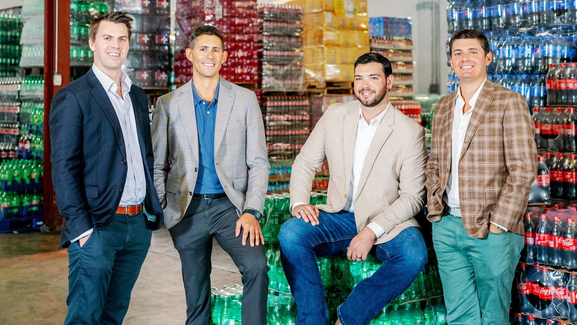 Legend Food Service&rsquo;s executive management, from left, are Kyle Loughran, Nick Duda, Kevin Koehr and Ben Adams.