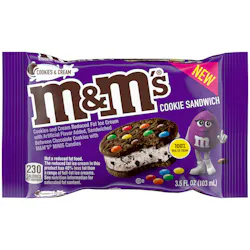 MARS Ice Cream M&M’s Cookies & Cream Sandwich MARS Ice Cream M&M’s Cookies & Cream Sandwich