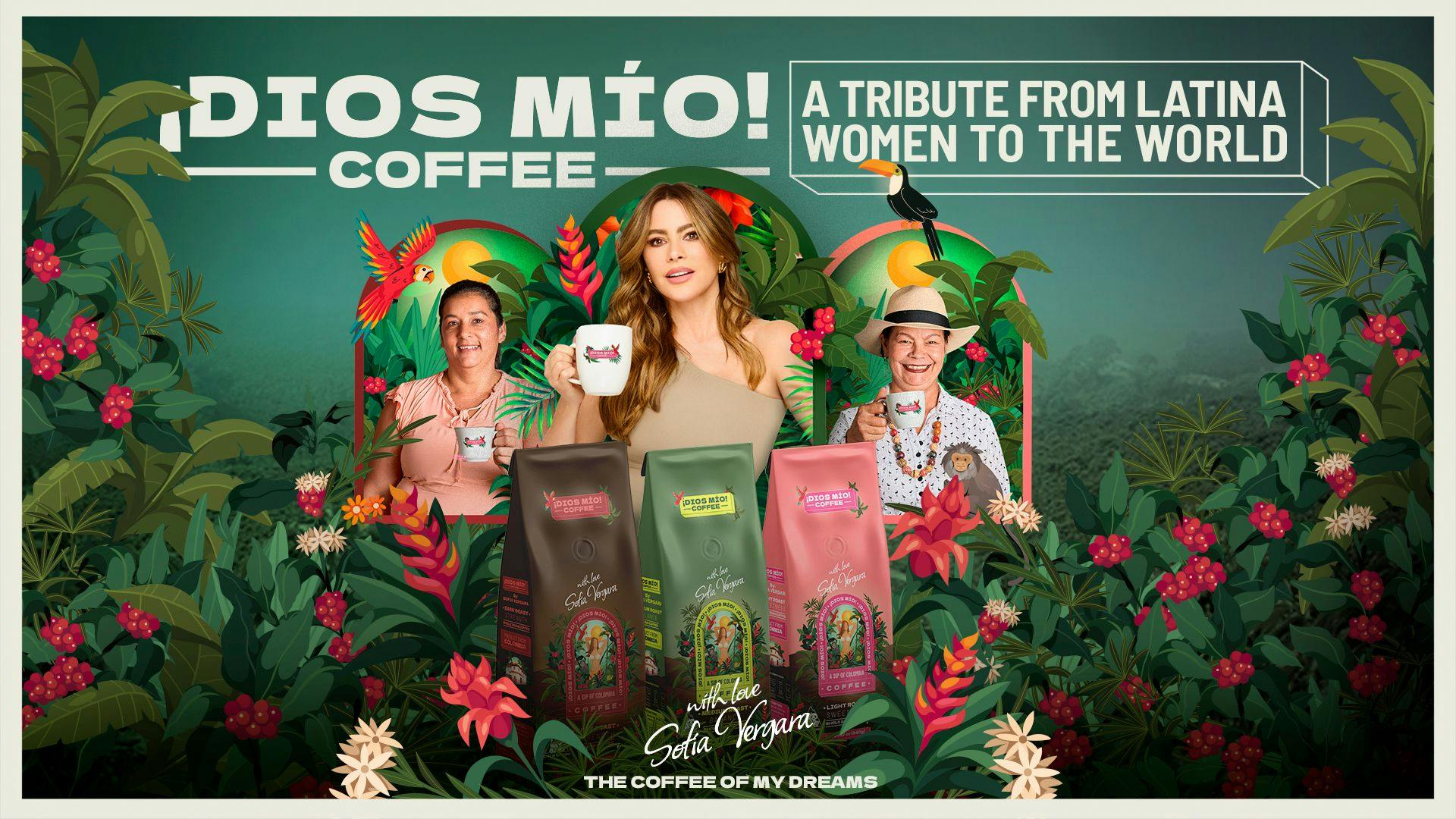 Sof&iacute;a Vergara launches &iexcl;D&Iacute;OS MIO! COFFEE