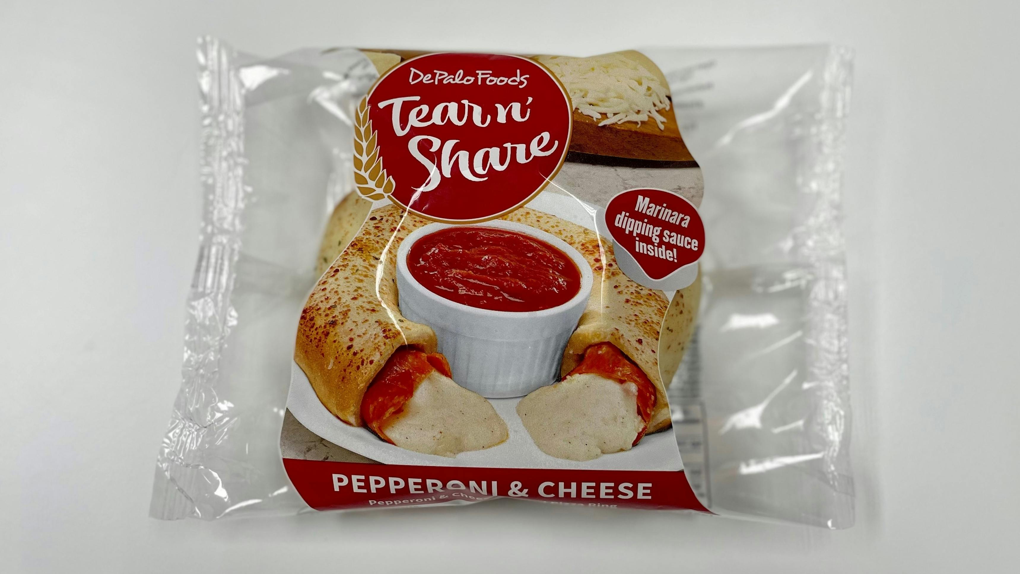 DePalo mini tear and share pizza snack