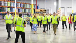 Local community and business leaders join a tour of PepsiCo Beverages North America’s new distribution facility in Smyrna, Tenn. Local community and business leaders join a tour of PepsiCo Beverages North America’s new distribution facility in Smyrna, Tenn.
