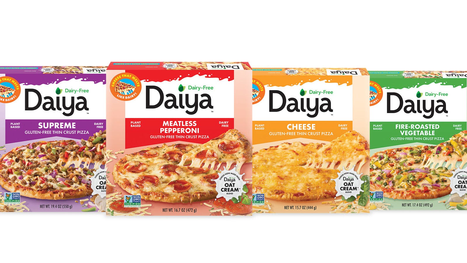 Daiya Gluten free pizza with plant-based cheese