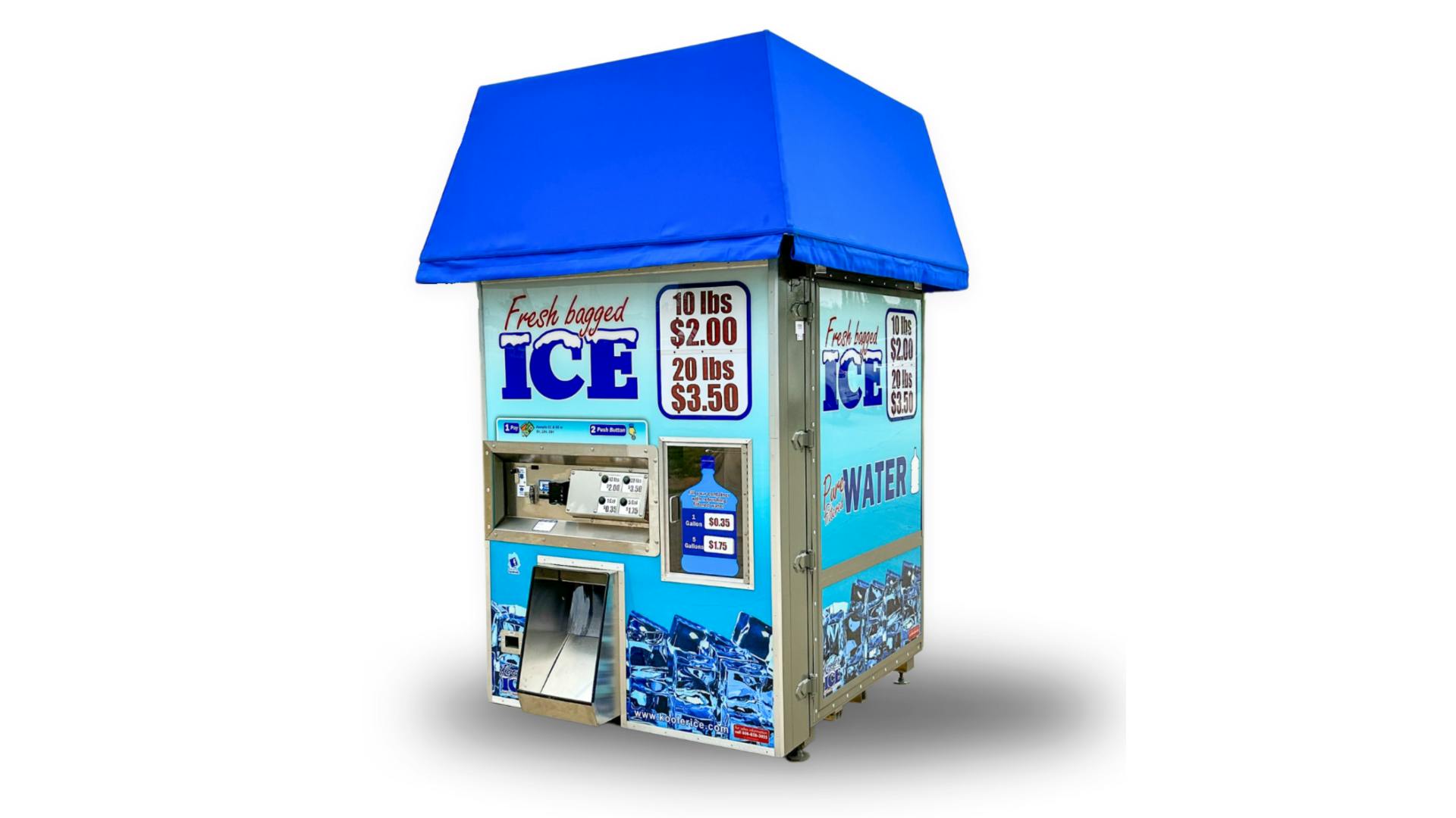 IM1000 SIII is an ice and water vending machine