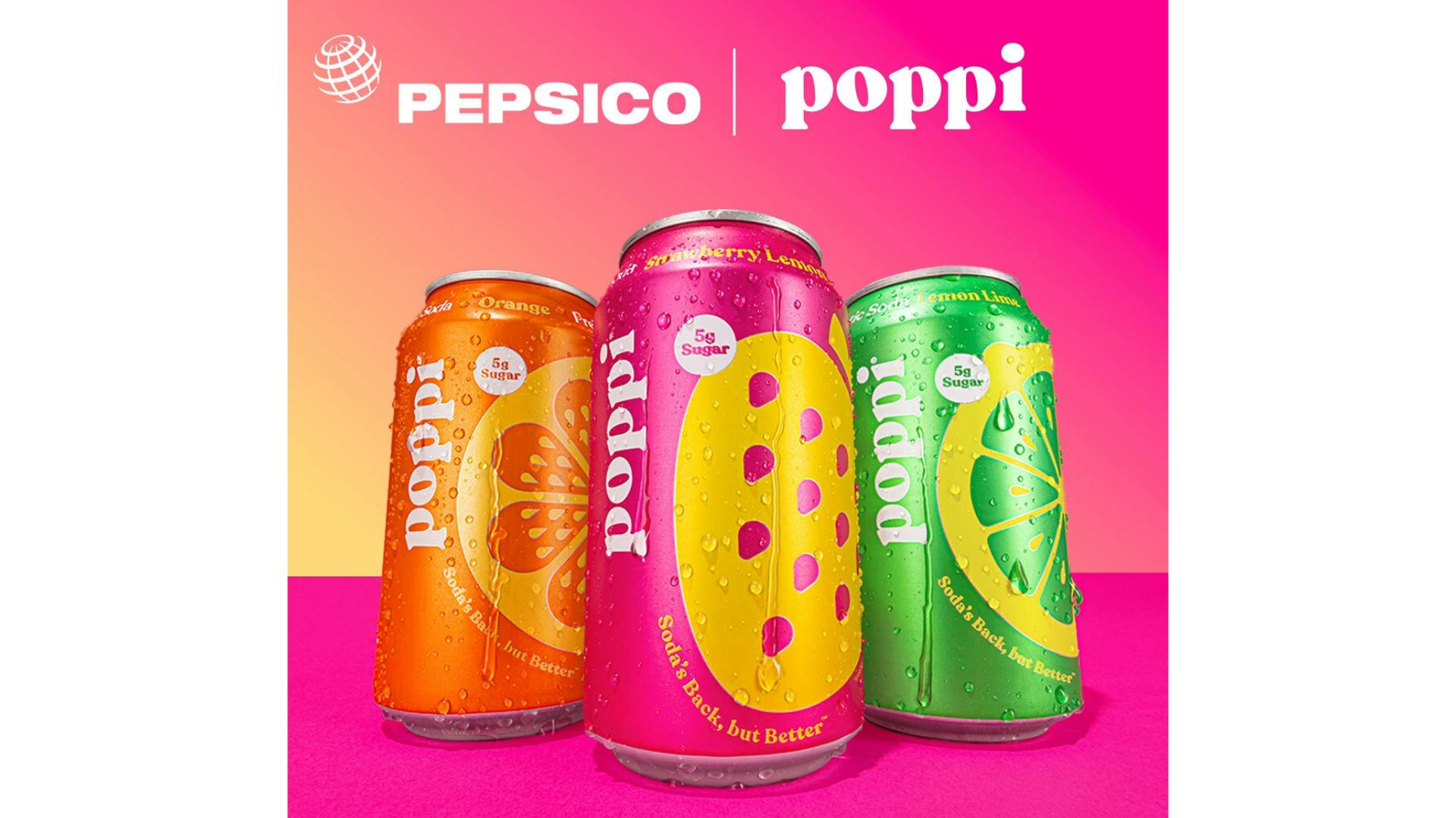 Food & Beverage PepsiCo buys prebiotic soda brand Poppi for nearly $2 billion
