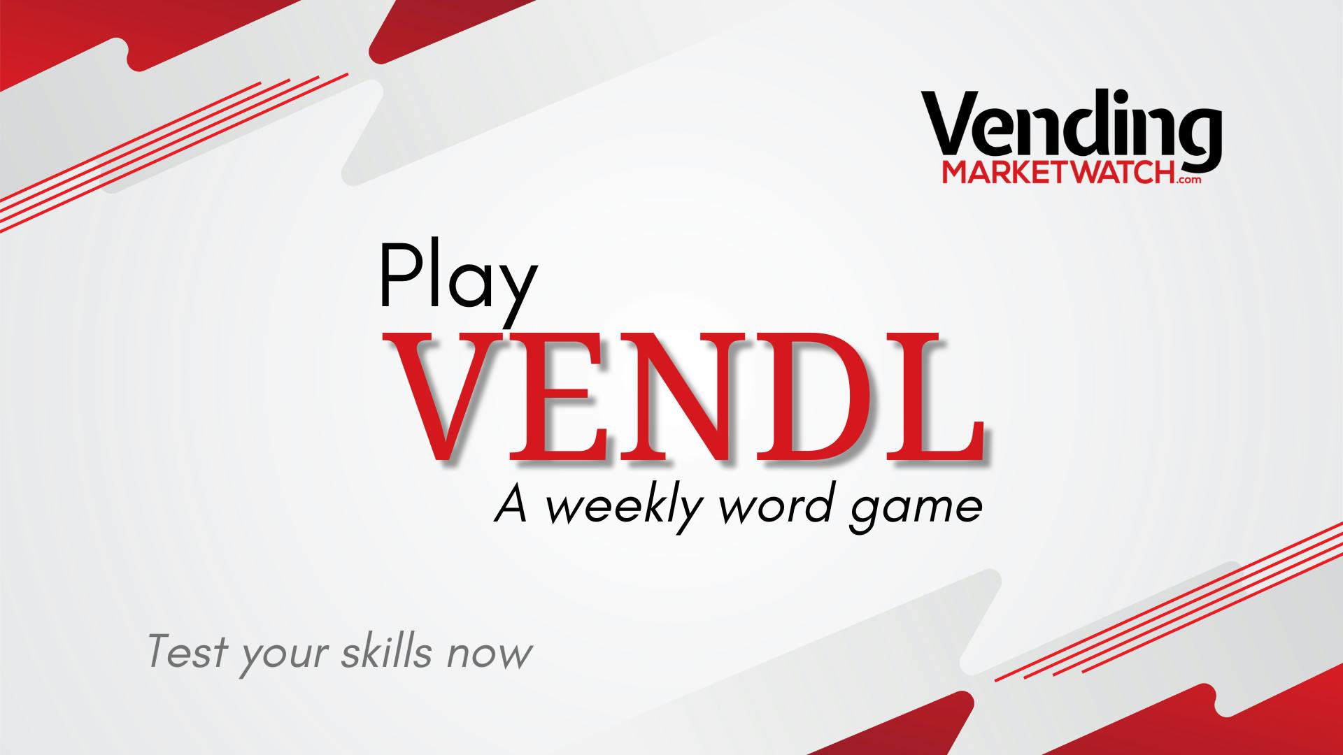 VENDL - VendingMarketWatch's weekly word game