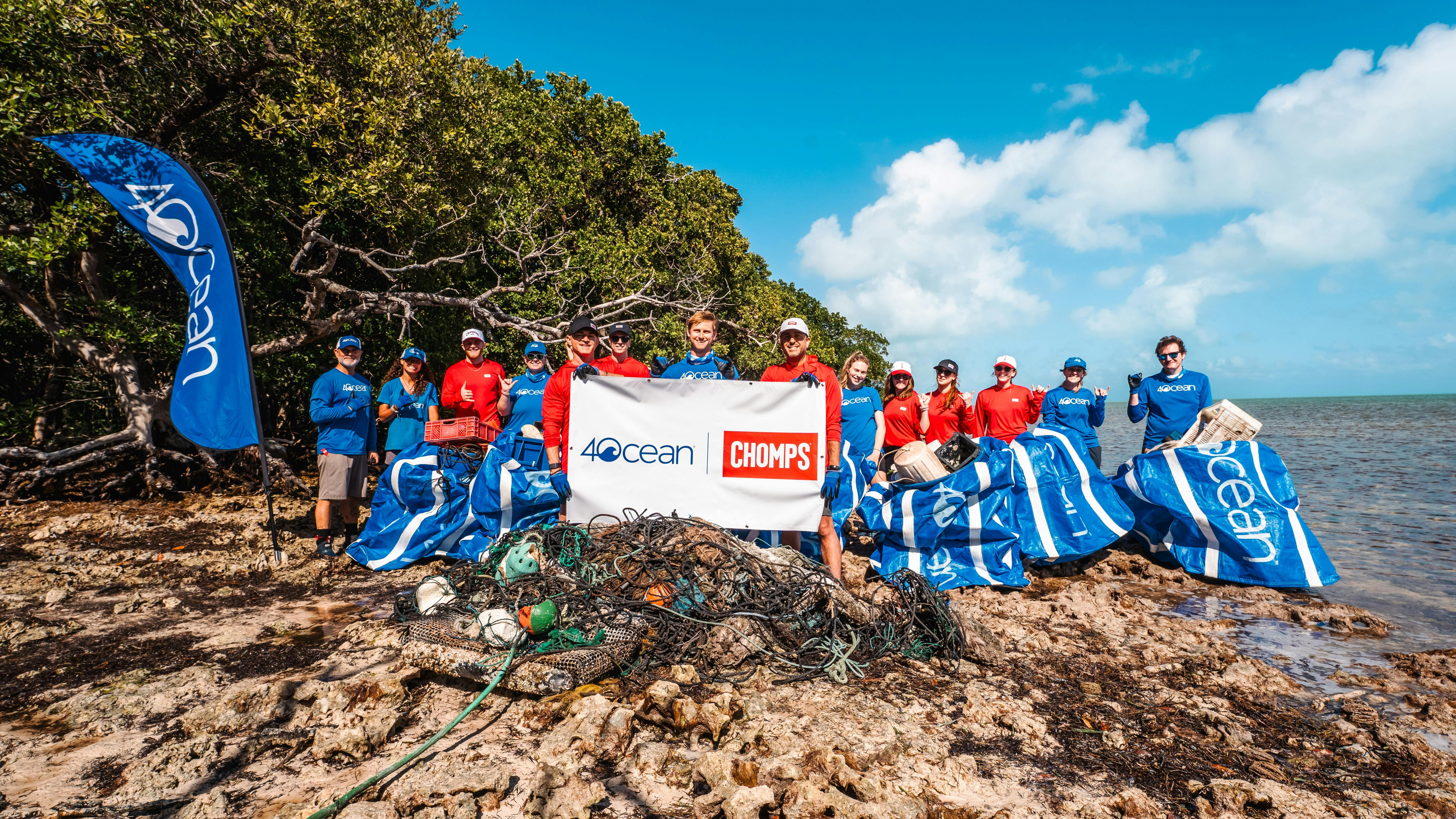 Chomps and 4ocean team up to tackle ocean plastic pollution.