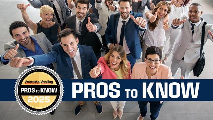 Pros to Know Awards recognize vending, micro market, office coffee service and pantry industry professionals who are leading initiatives to help prepare their company, organization and the industry regardless of the business climate.