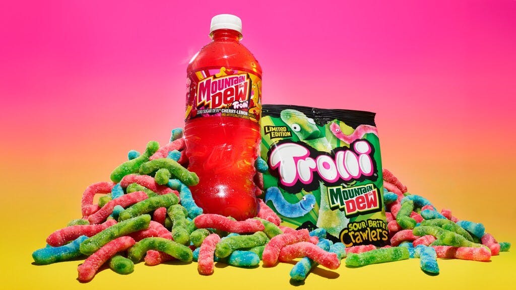 Trolli and Mountain Dew collab delivers two new sweet and sour LTOs