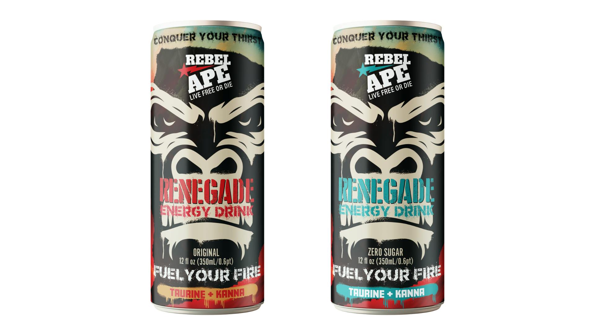 Renegade energy drinks by Rebel Ape Inc.