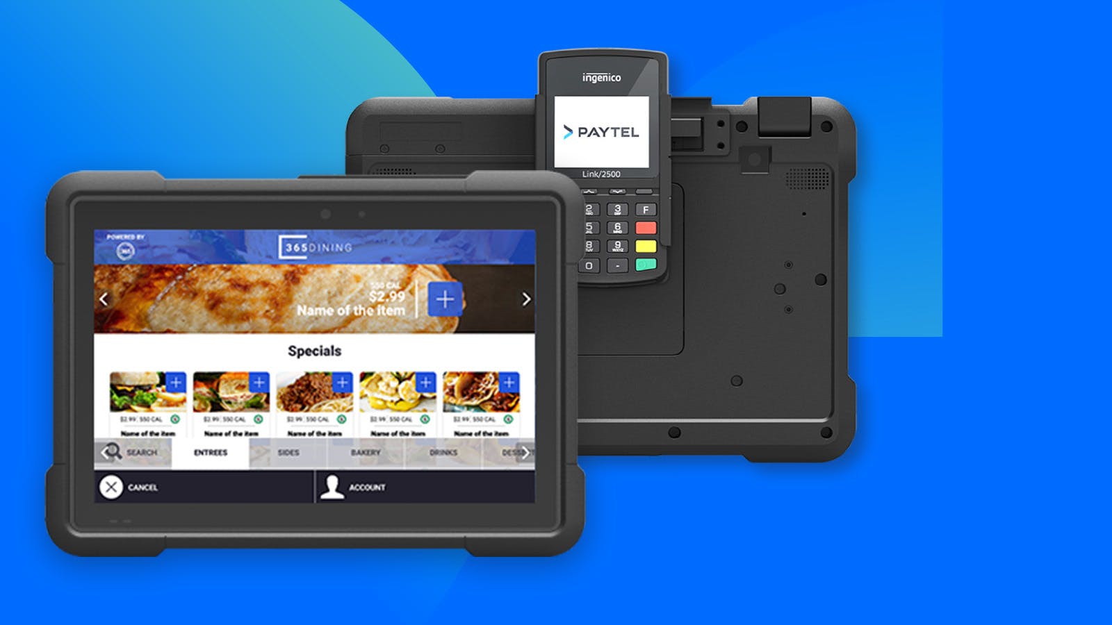 365 Dining Handheld tablet