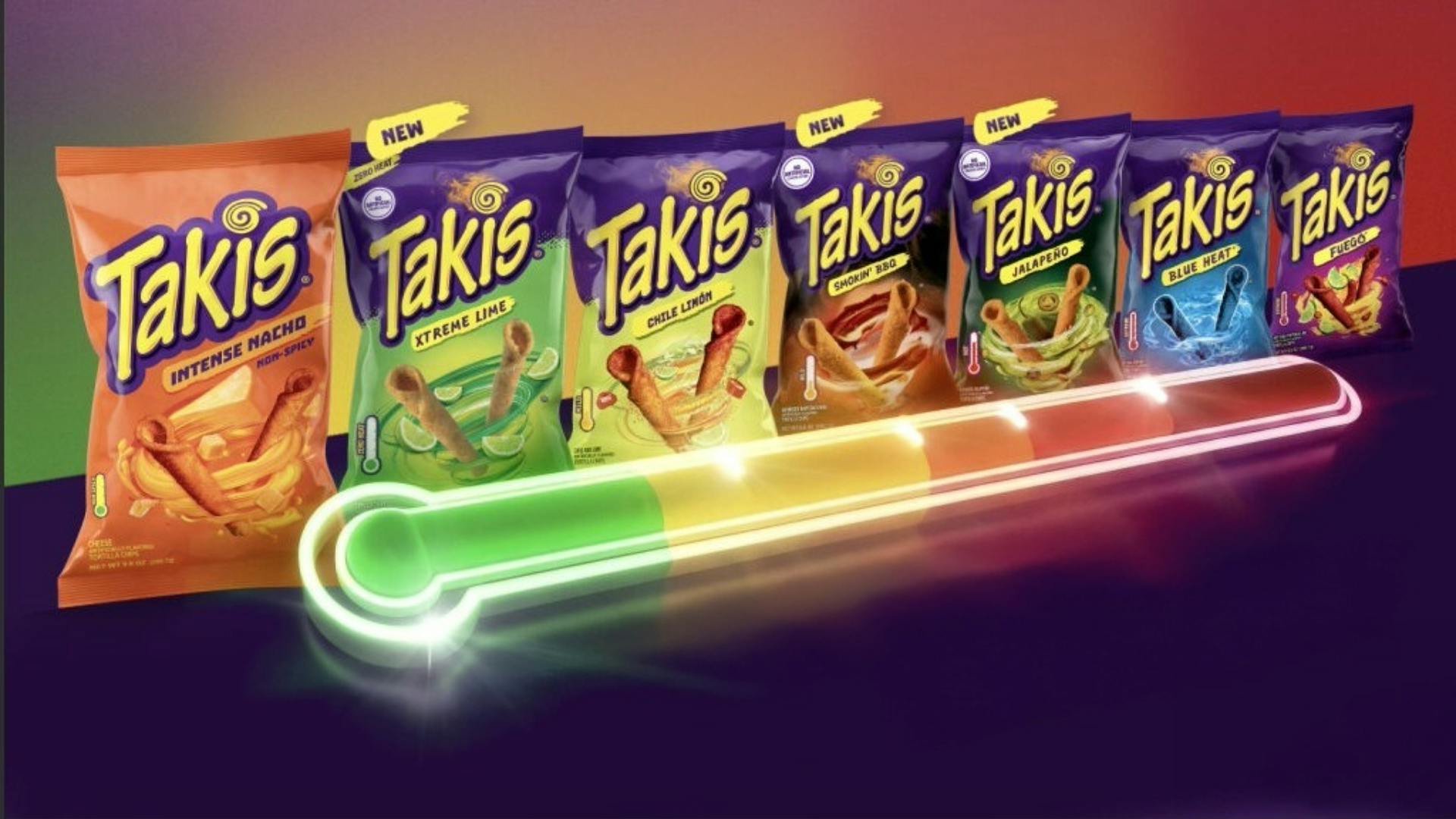Takis 6 new flavors from Barcel USA