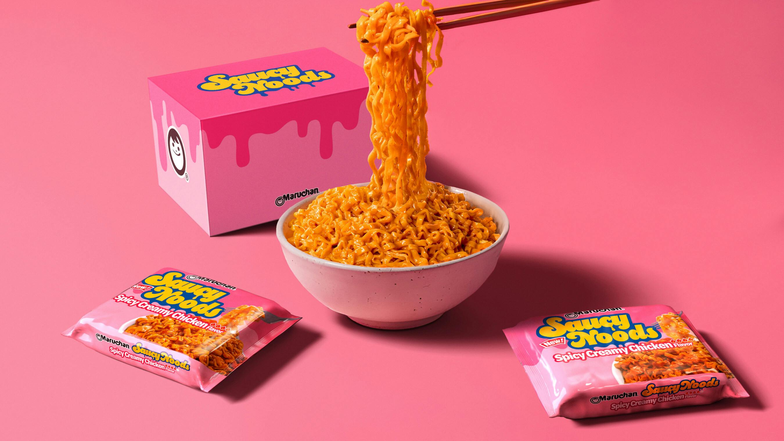 Maruchan launches Saucy Noods stir-fry noodles with two spicy flavors