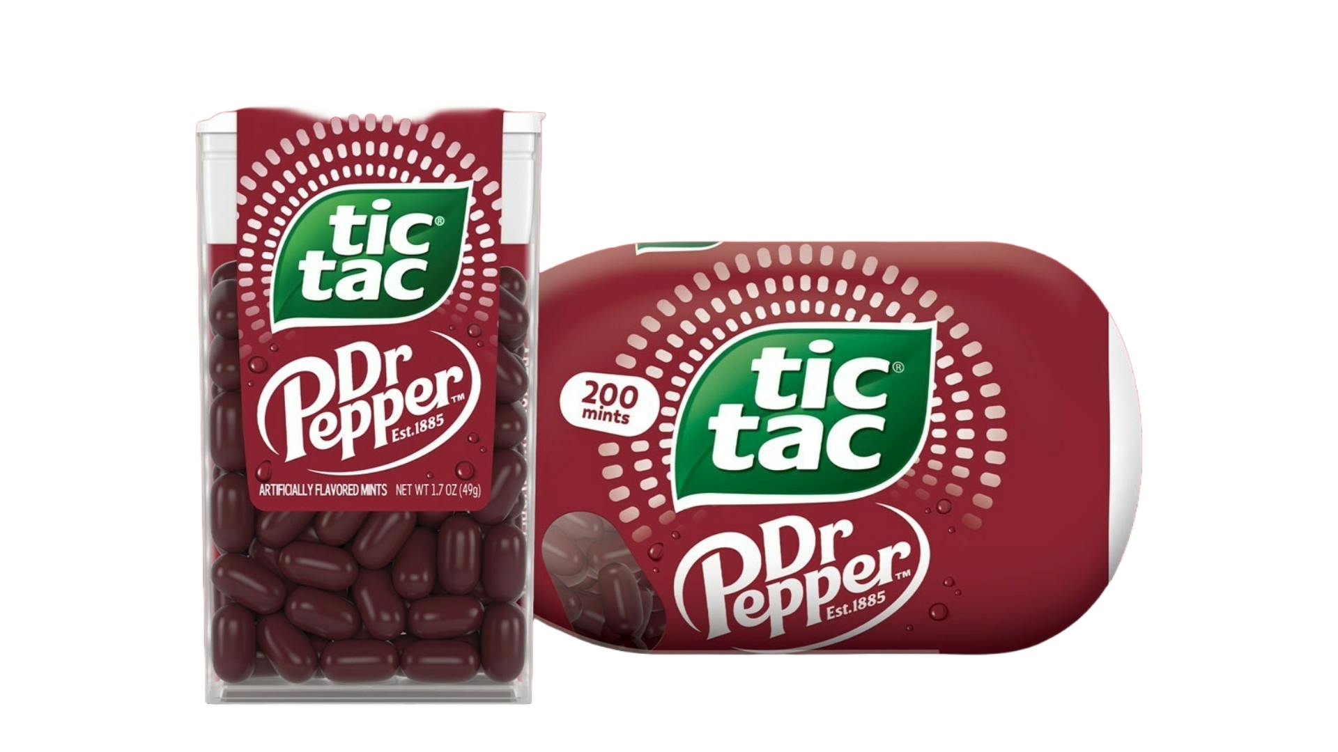 Tic Tac brings Dr Pepper&rsquo;s 23-flavor blend into a portable mint as an LTO.