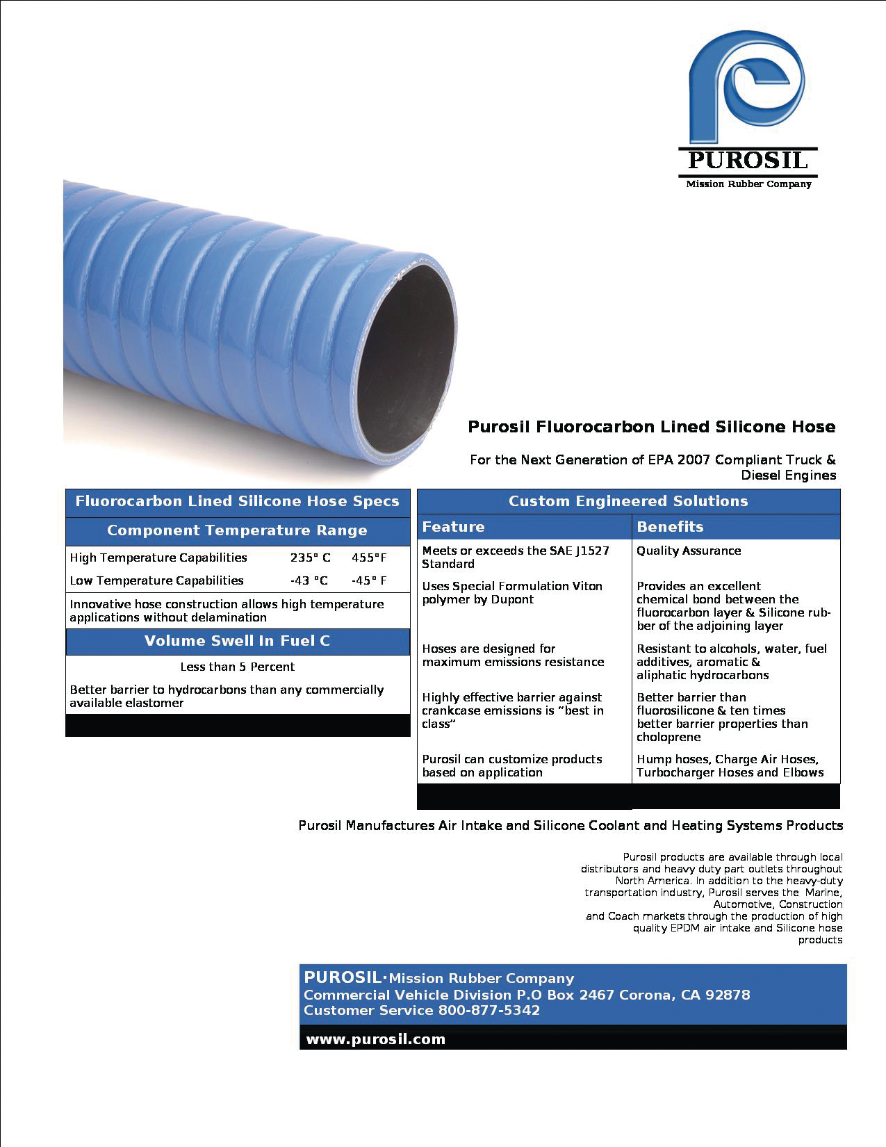 Fluorocarbonlinedhoses 10129875