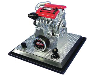 Glomadcorvettels7enginedeskclock 10103161