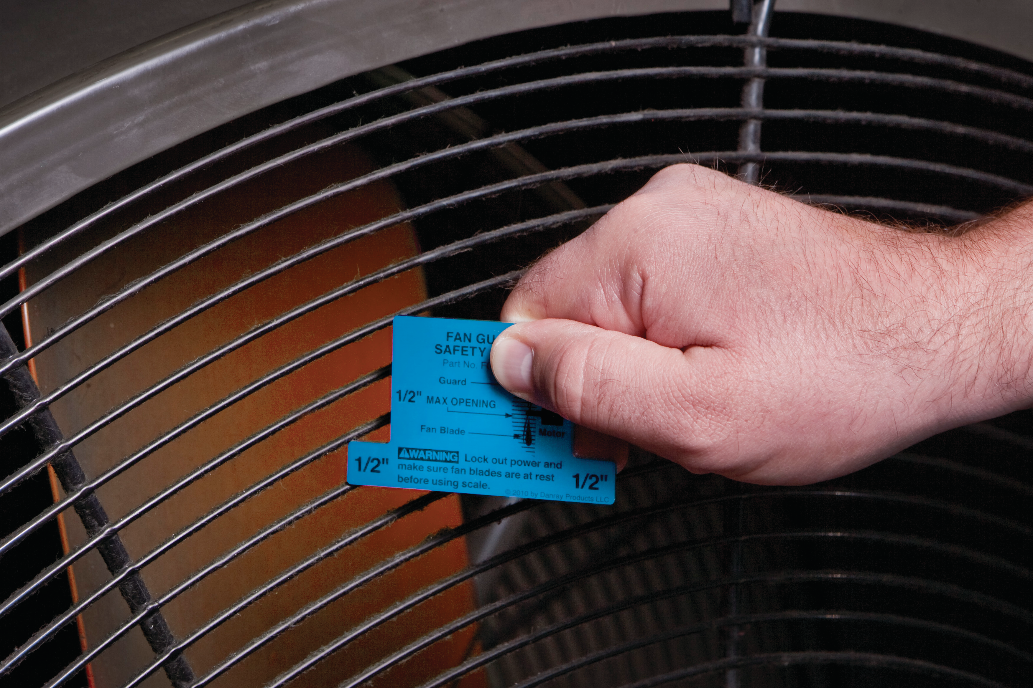 Fan Guard Safety Scale Appplication Photo