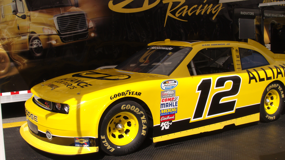 Alliance Truck Parts Racing&rsquo;s sponsored No. 12 Dodge Challenger that competed in the 2011 NASCAR Nationwide Series.