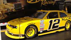 Alliance Truck Parts Racing’s sponsored No. 12 Dodge Challenger that competed in the 2011 NASCAR Nationwide Series. Alliance Truck Parts Racing’s sponsored No. 12 Dodge Challenger that competed in the 2011 NASCAR Nationwide Series.