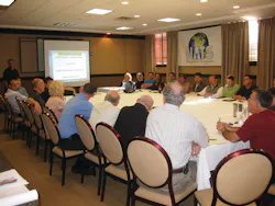 Members of NATS gather for a round table discussion. Members of NATS gather for a round table discussion.