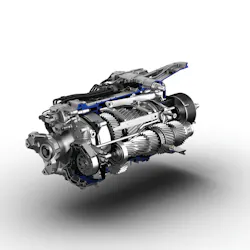 The Detroit Diesel D12 transmission offers fuel efficiency improvements. The Detroit Diesel D12 transmission offers fuel efficiency improvements.